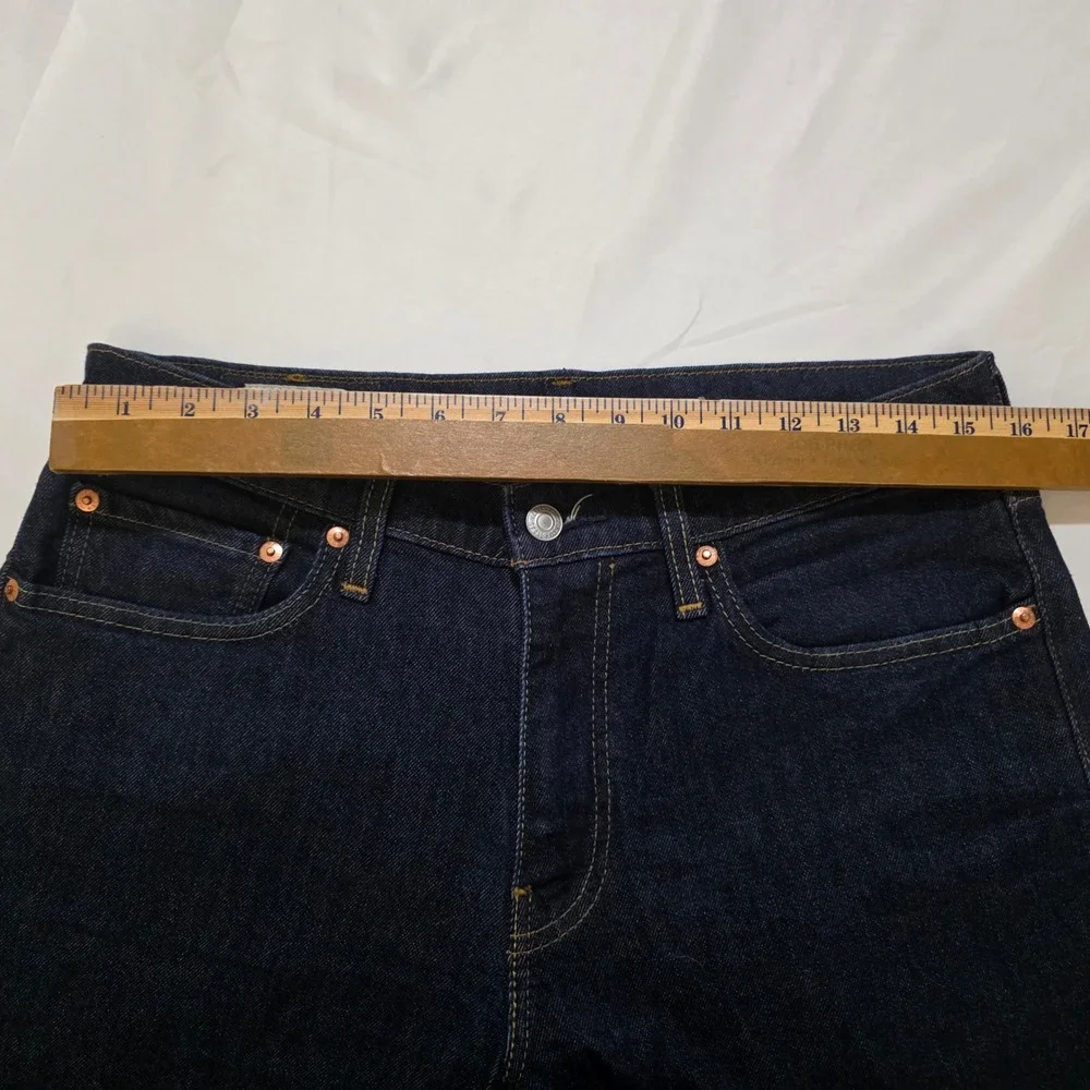 Levis 541 Jeans Mens 31x28 Dark Denim Blue Athletic Fit Tapered Leg Straight